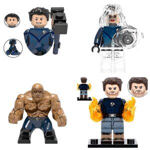 Fantastic Four Minifigures Set - Lego compatible
